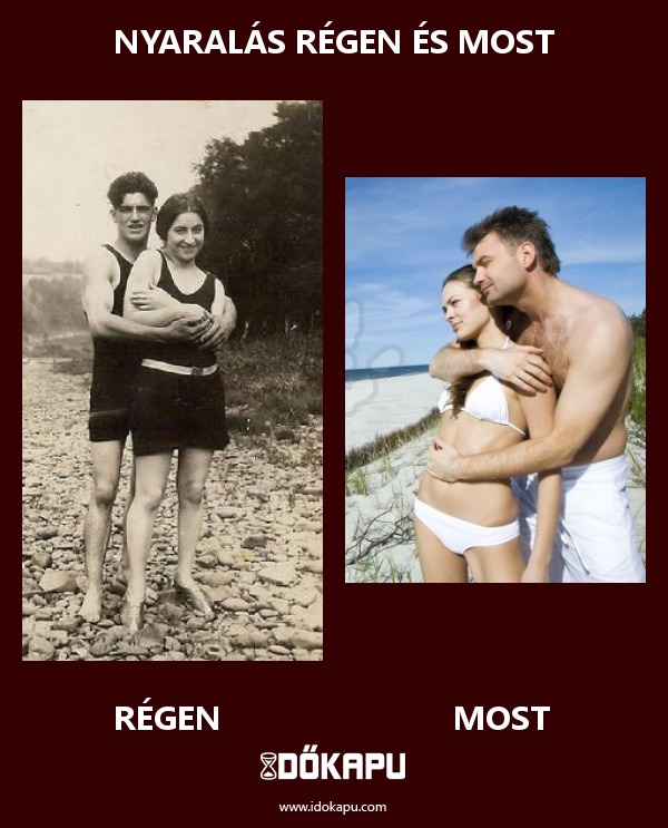 Nyaralás régen és most
 
 title=