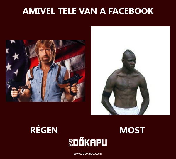 Amivel tele van a facebook
 
 title=
